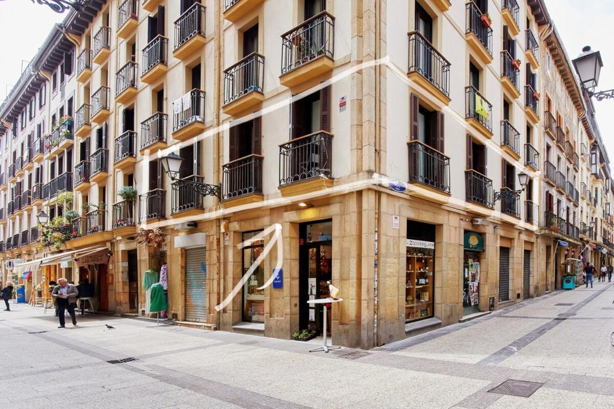 Ferienwohnung 8 Balconies Heart Of The Old Town San Sebastián Exterior foto